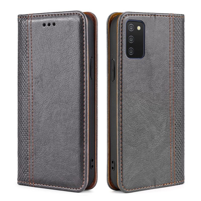 Schutzhülle Für Samsung Galaxy A03s Flip Case Vintage-lederstil