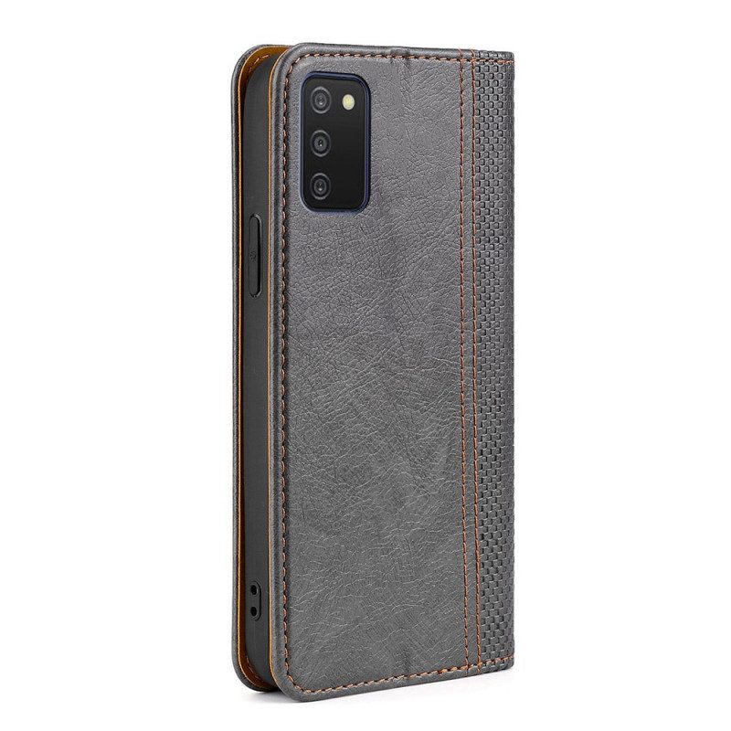 Schutzhülle Für Samsung Galaxy A03s Flip Case Vintage-lederstil