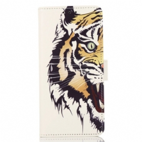 Flip Case Für OnePlus 10T 5G Wilder Tiger