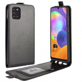 Flip Case Für Samsung Galaxy A31 Flip Case Faltender Ledereffekt