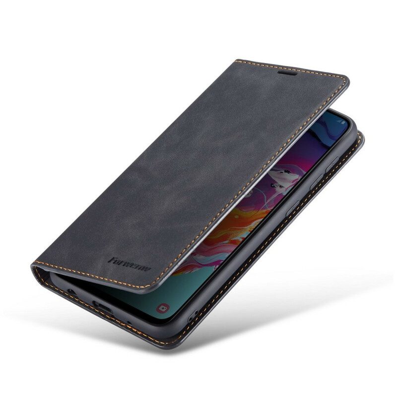 Flip Case Für Samsung Galaxy A31 Forwenw Ledereffekt