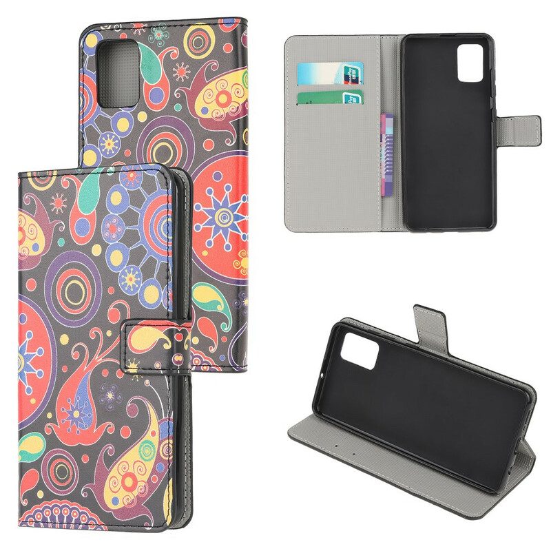 Flip Case Für Samsung Galaxy A31 Galaxie-zeichnungen