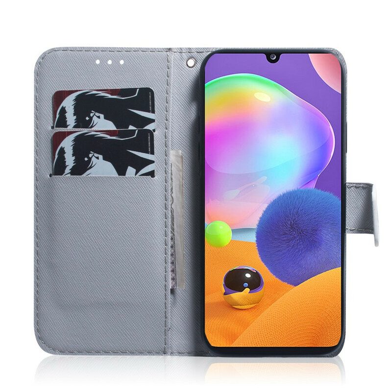 Flip Case Für Samsung Galaxy A31 Hunde-look