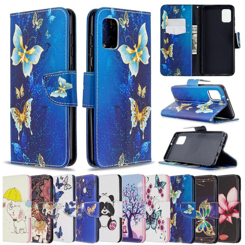 Flip Case Für Samsung Galaxy A31 Schmetterlingskönige