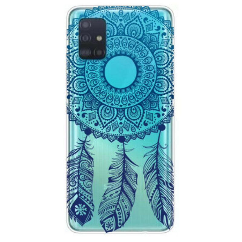 Hülle Für Samsung Galaxy A31 Einzelnes Blumenmandala