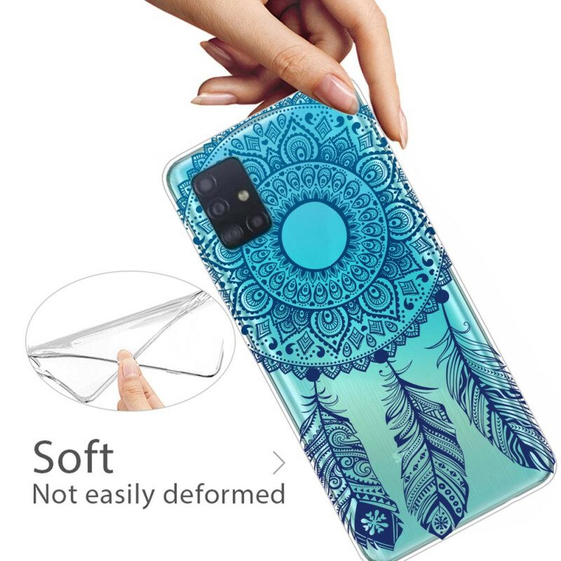 Hülle Für Samsung Galaxy A31 Einzelnes Blumenmandala