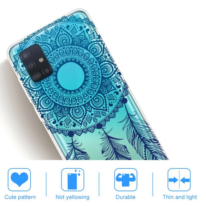 Hülle Für Samsung Galaxy A31 Einzelnes Blumenmandala