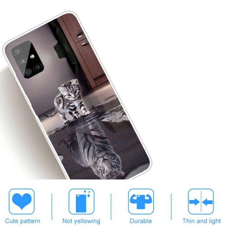 Hülle Für Samsung Galaxy A31 Ernst Der Tiger