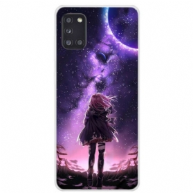 Hülle Für Samsung Galaxy A31 Magischer Vollmond