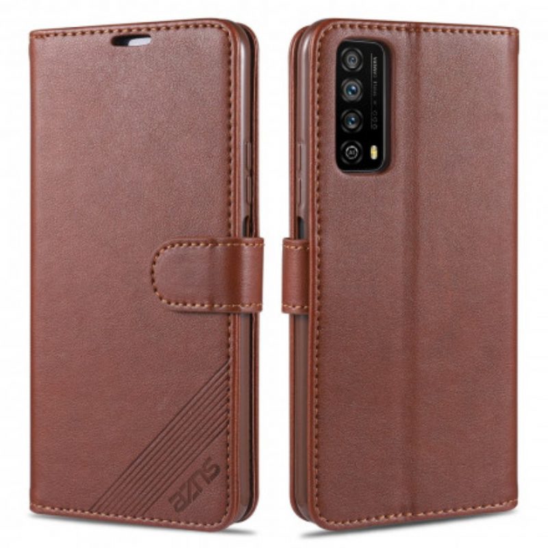 Flip Case Für Huawei P Smart 2021 Azns-kunstleder