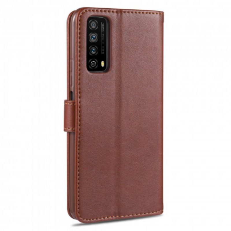 Flip Case Für Huawei P Smart 2021 Azns-kunstleder