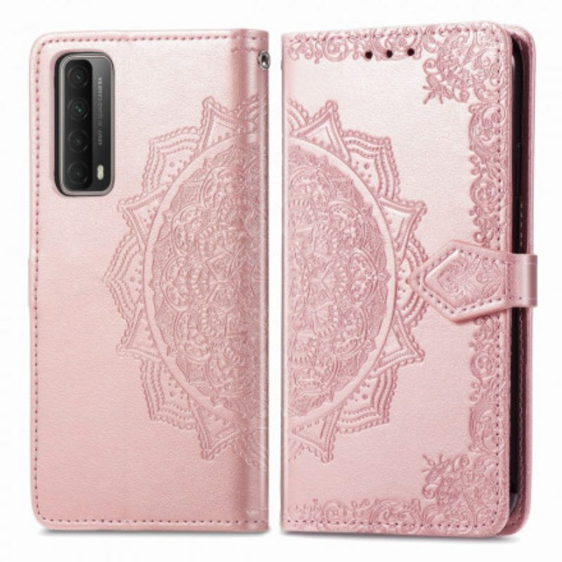 Flip Case Für Huawei P Smart 2021 Mandala-mittelalter