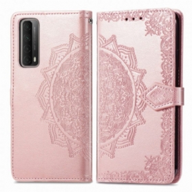 Flip Case Für Huawei P Smart 2021 Mandala-mittelalter