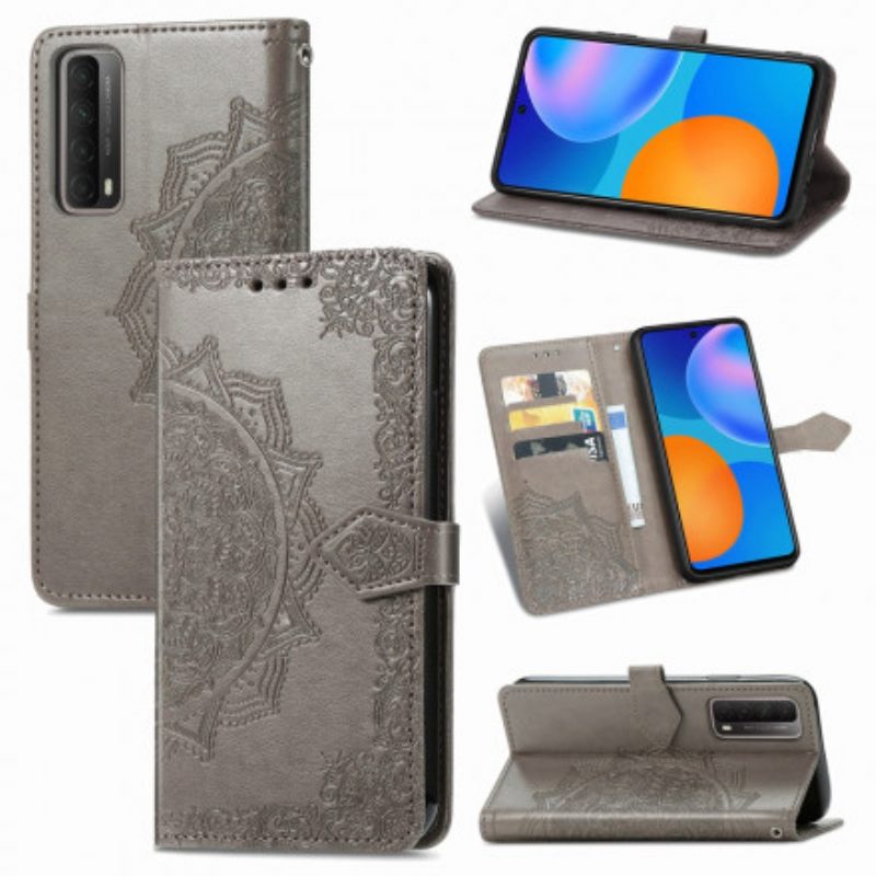 Flip Case Für Huawei P Smart 2021 Mandala-mittelalter