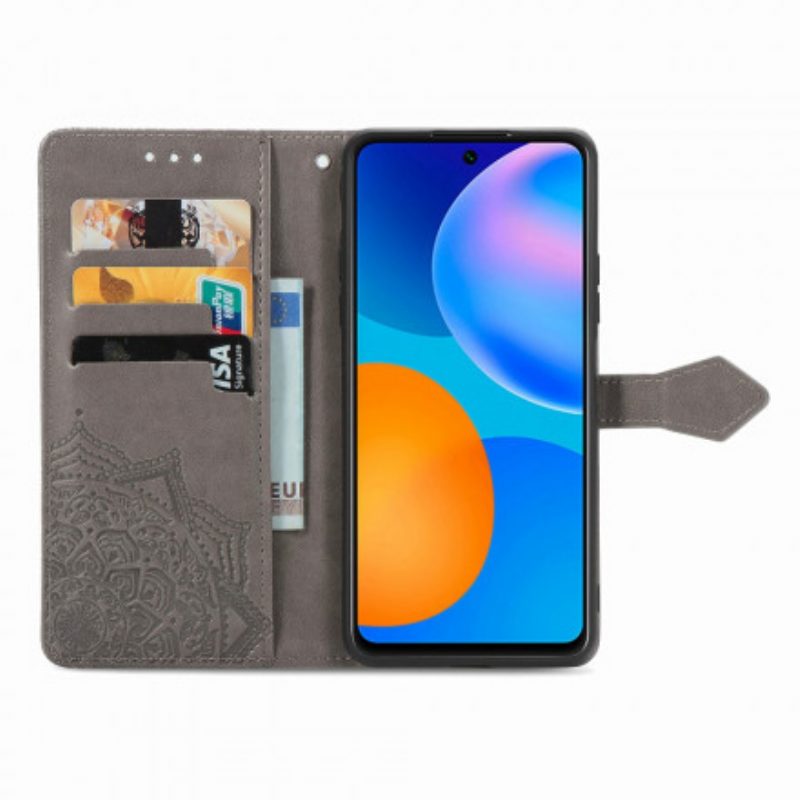 Flip Case Für Huawei P Smart 2021 Mandala-mittelalter