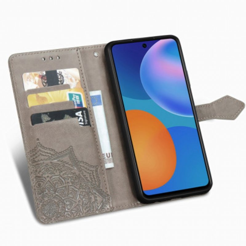 Flip Case Für Huawei P Smart 2021 Mandala-mittelalter