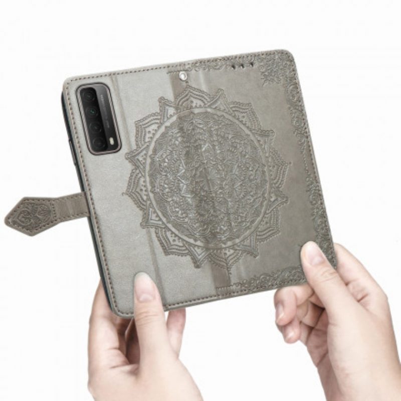 Flip Case Für Huawei P Smart 2021 Mandala-mittelalter