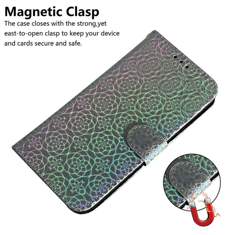 Flip Case Für Huawei P Smart 2021 Pure Farbe