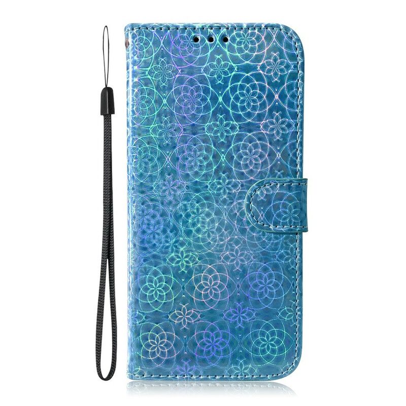 Flip Case Für Huawei P Smart 2021 Pure Farbe