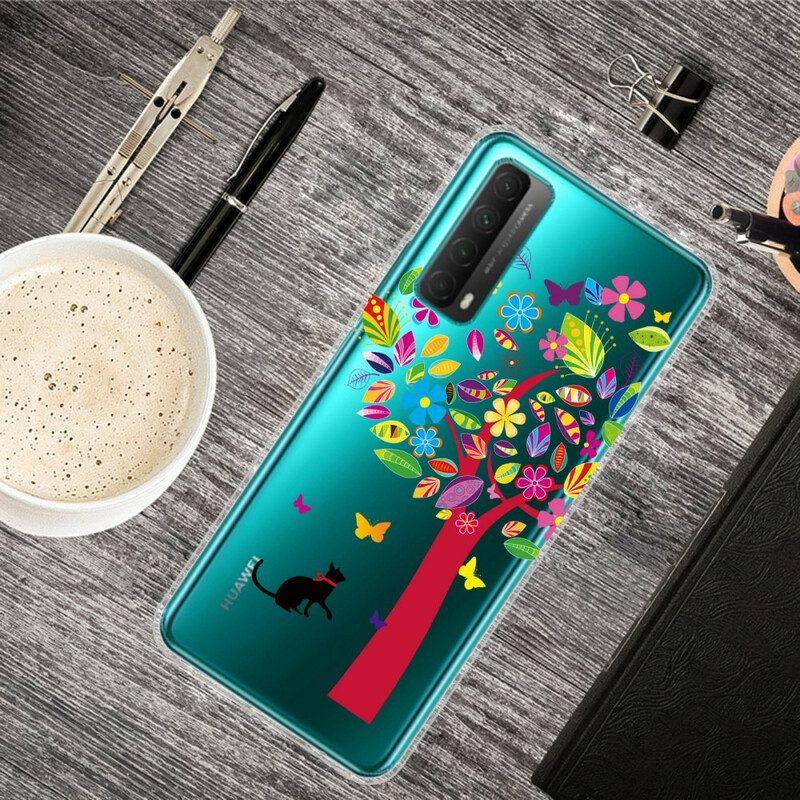 Hülle Für Huawei P Smart 2021 Katze Unter Dem Baum