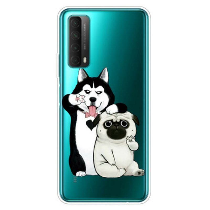 Hülle Für Huawei P Smart 2021 Lustige Hunde