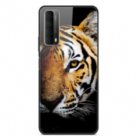 Hülle Für Huawei P Smart 2021 Realistisches Tiger-hartglas