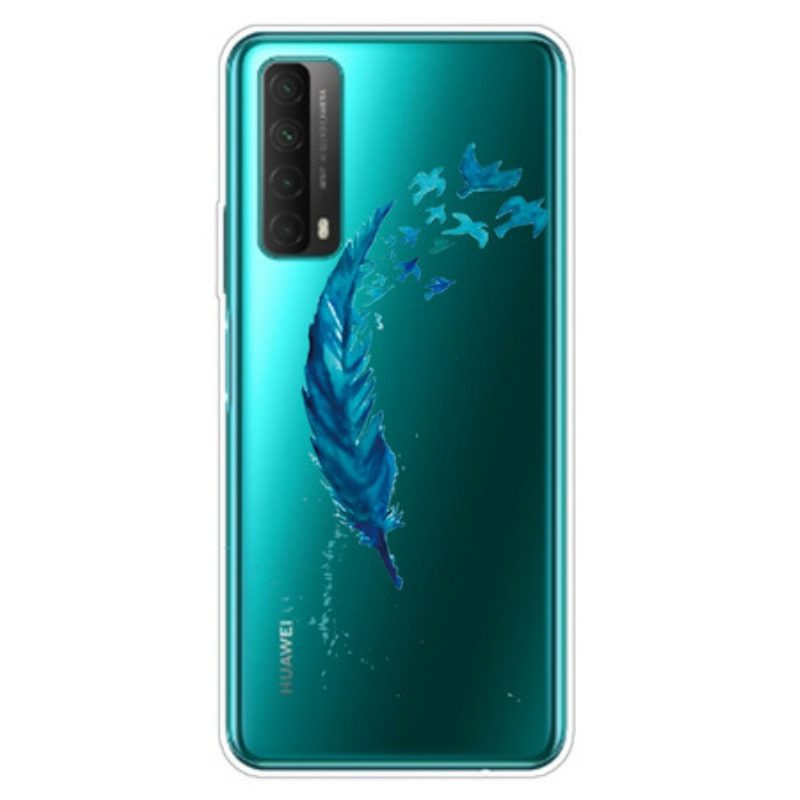 Hülle Für Huawei P Smart 2021 Schöne Feder