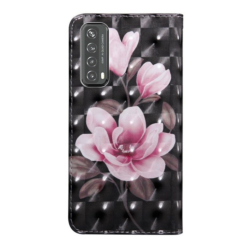 Lederhüllen Für Huawei P Smart 2021 Lichtpunktblumen Blühen