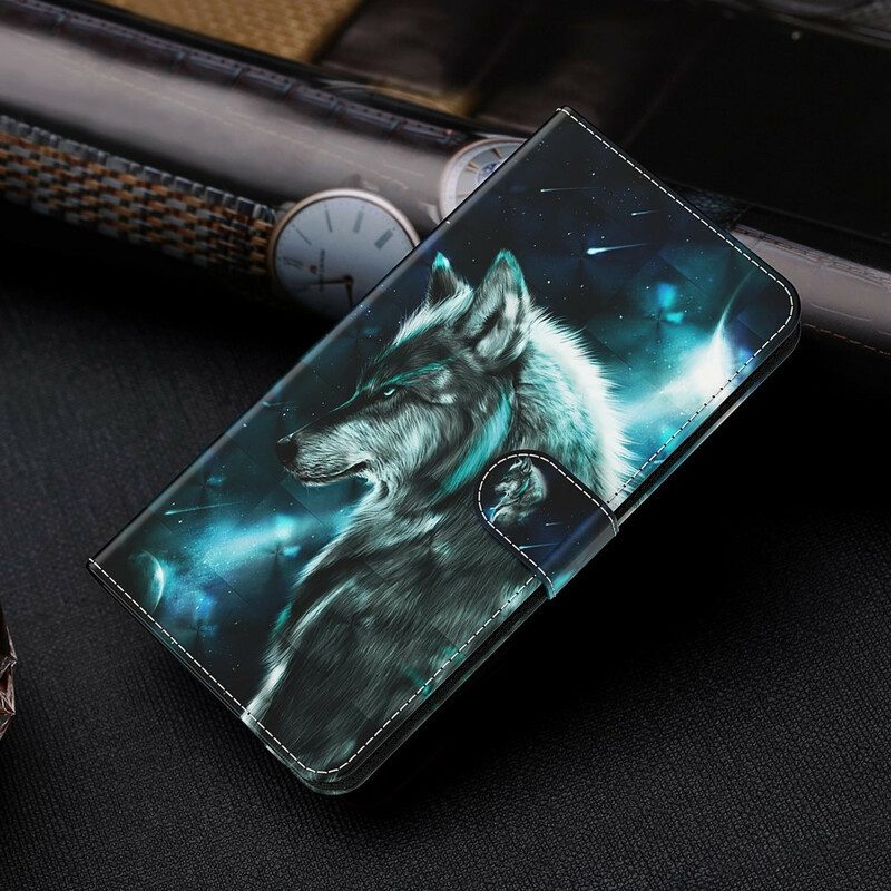 Lederhüllen Für Huawei P Smart 2021 Majestätischer Wolf