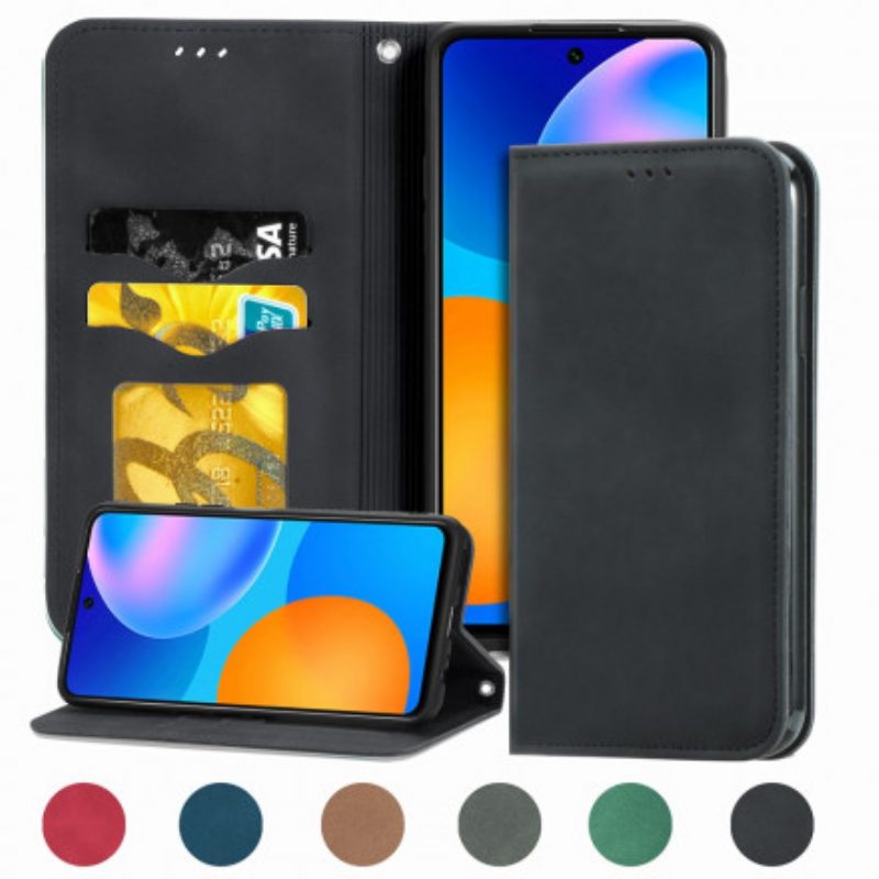 Schutzhülle Für Huawei P Smart 2021 Flip Case Vintage-kunstleder