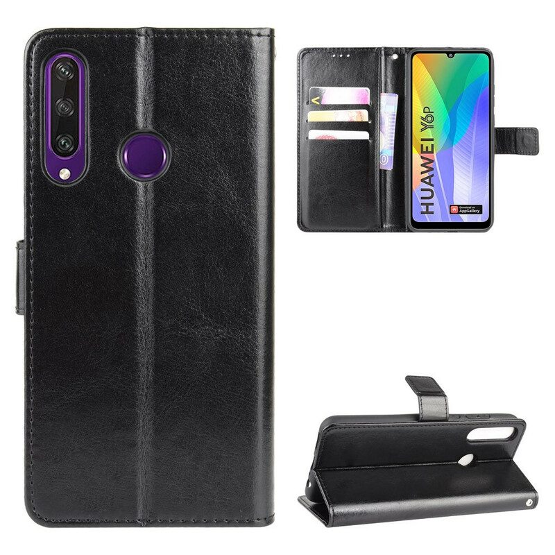 Flip Case Für Huawei Y6p Auffälliges Kunstleder