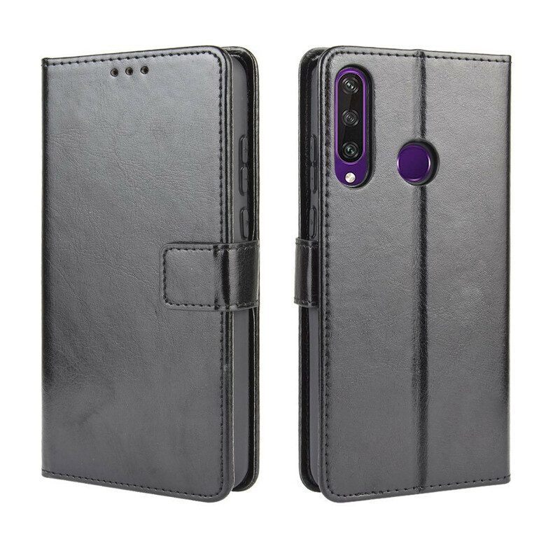 Flip Case Für Huawei Y6p Auffälliges Kunstleder