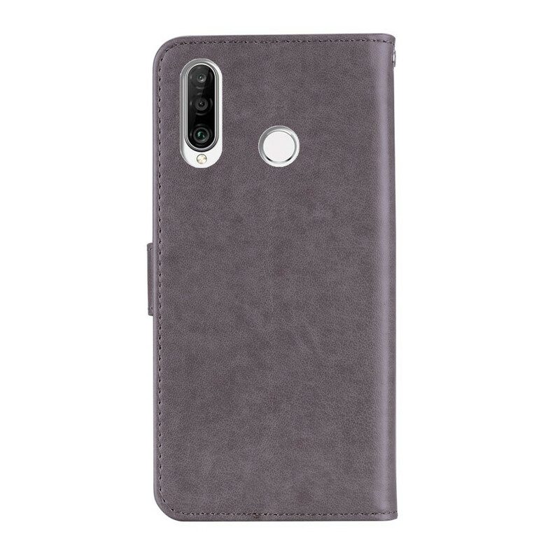 Flip Case Für Huawei Y6p Eulen-mandala Und Charme