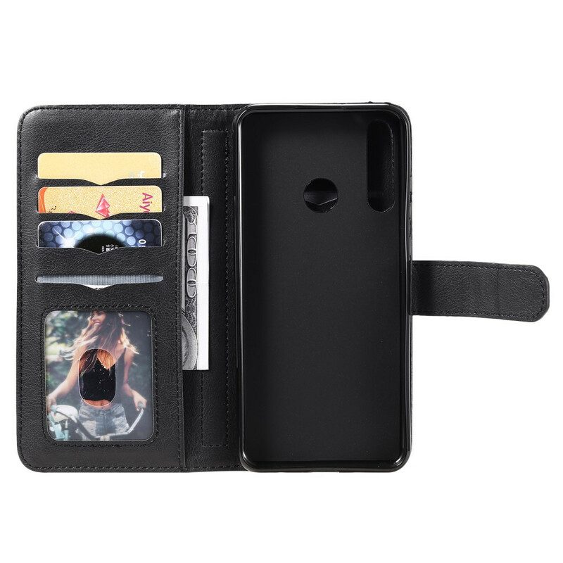 Flip Case Für Huawei Y6p Multifunktionaler Kartenhalter Für 10 Karten