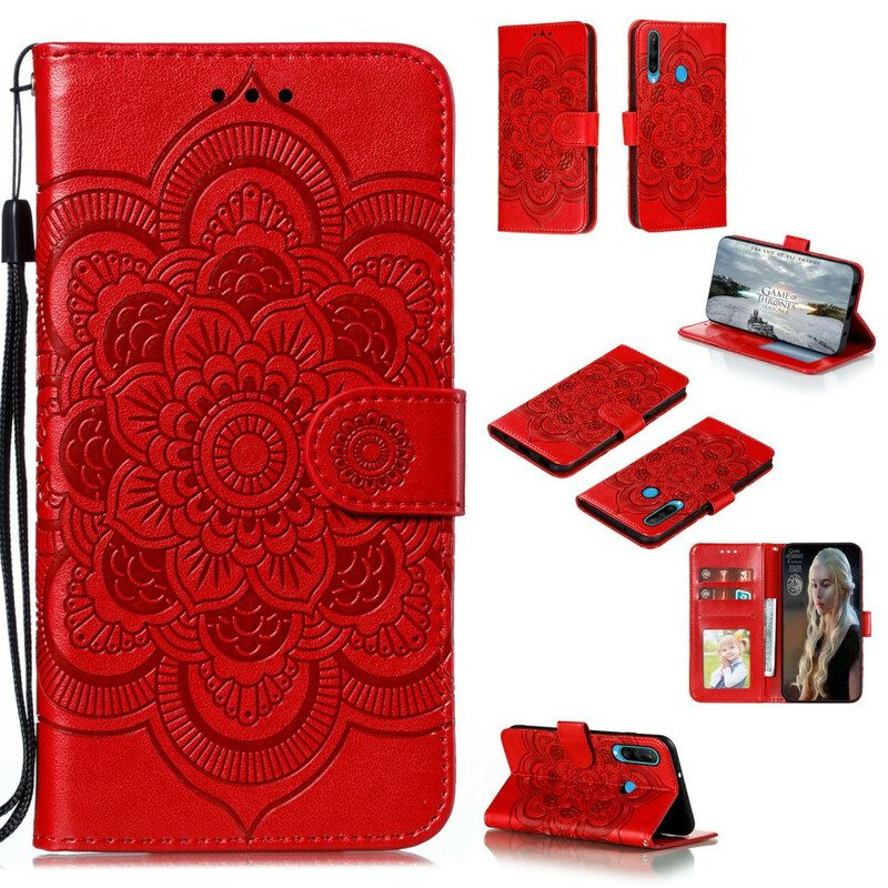 Flip Case Für Huawei Y6p Vollständiges Mandala