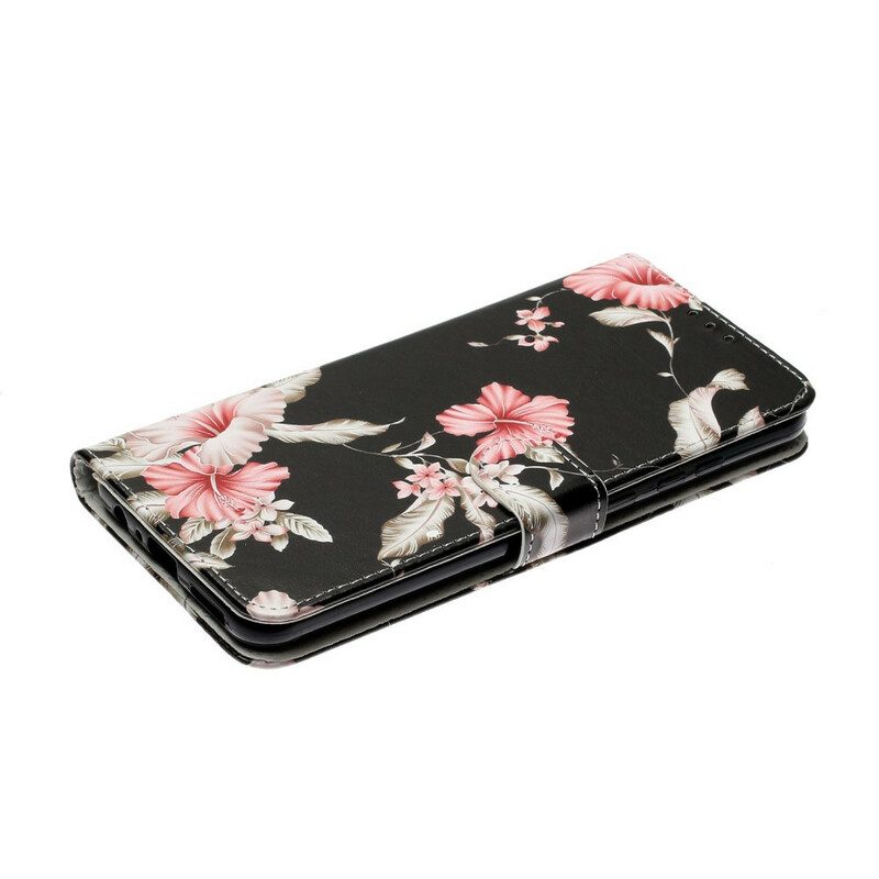 Schutzhülle Für Huawei Y6p Flip Case Unzählige Blumen