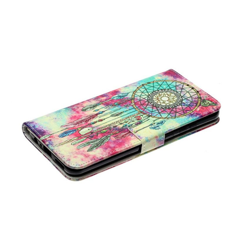 Schutzhülle Für Huawei Y6p Flip Case Verzaubertes Mandala