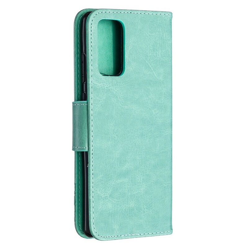 Flip Case Für Samsung Galaxy Note 20 Flip Case Schmetterlinge Und Schräge Klappe