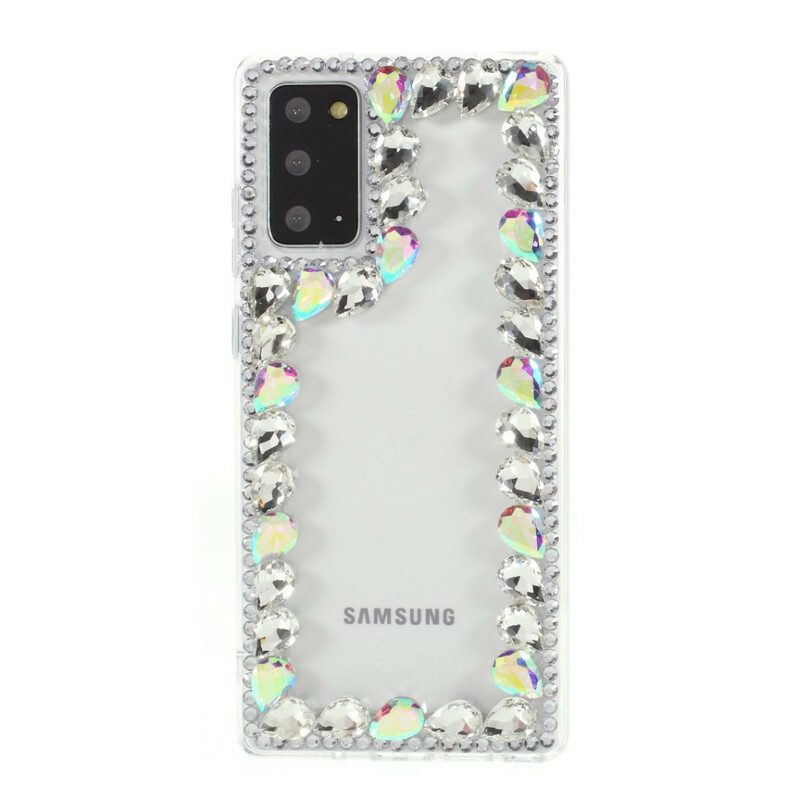 Handyhülle Für Samsung Galaxy Note 20 Strass-umriss