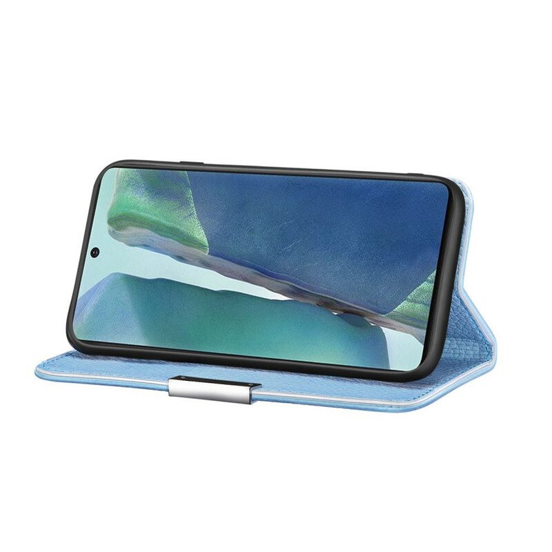 Schutzhülle Für Samsung Galaxy Note 20 Flip Case Kunstleder Litschi Ultra Chic