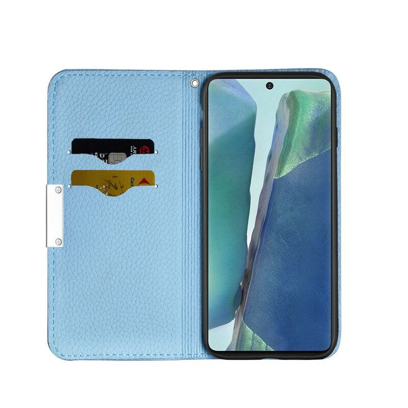 Schutzhülle Für Samsung Galaxy Note 20 Flip Case Kunstleder Litschi Ultra Chic