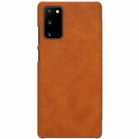 Schutzhülle Für Samsung Galaxy Note 20 Flip Case Nillkin Qin-serie