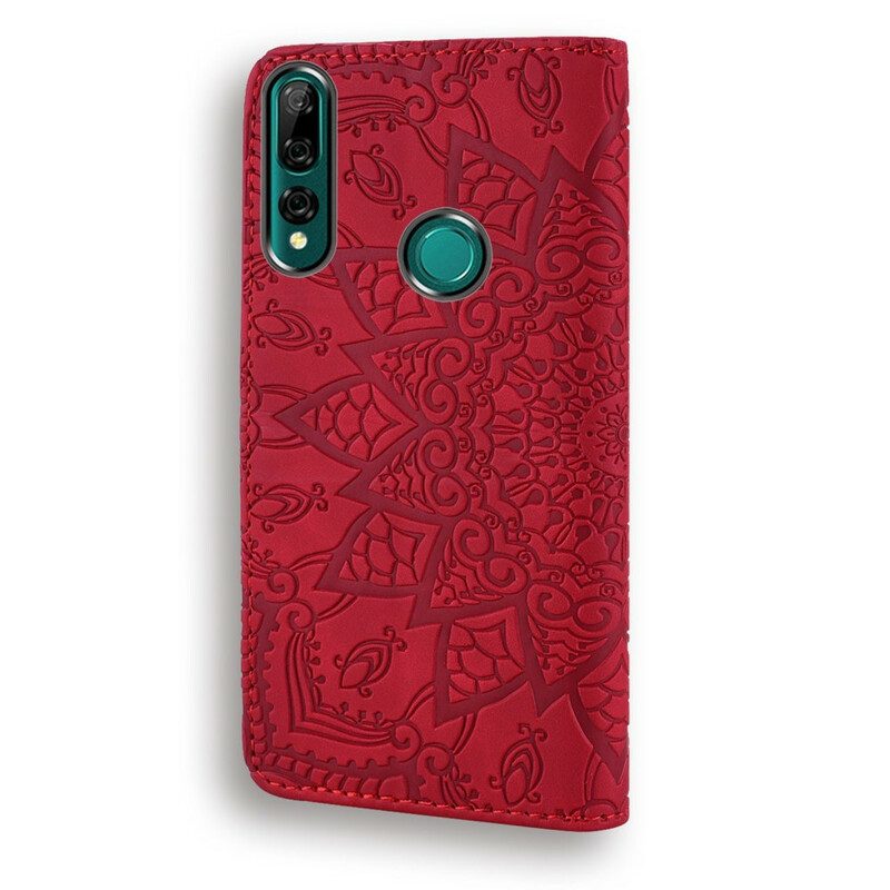 Flip Case Für Huawei P Smart Z Blumenmuster