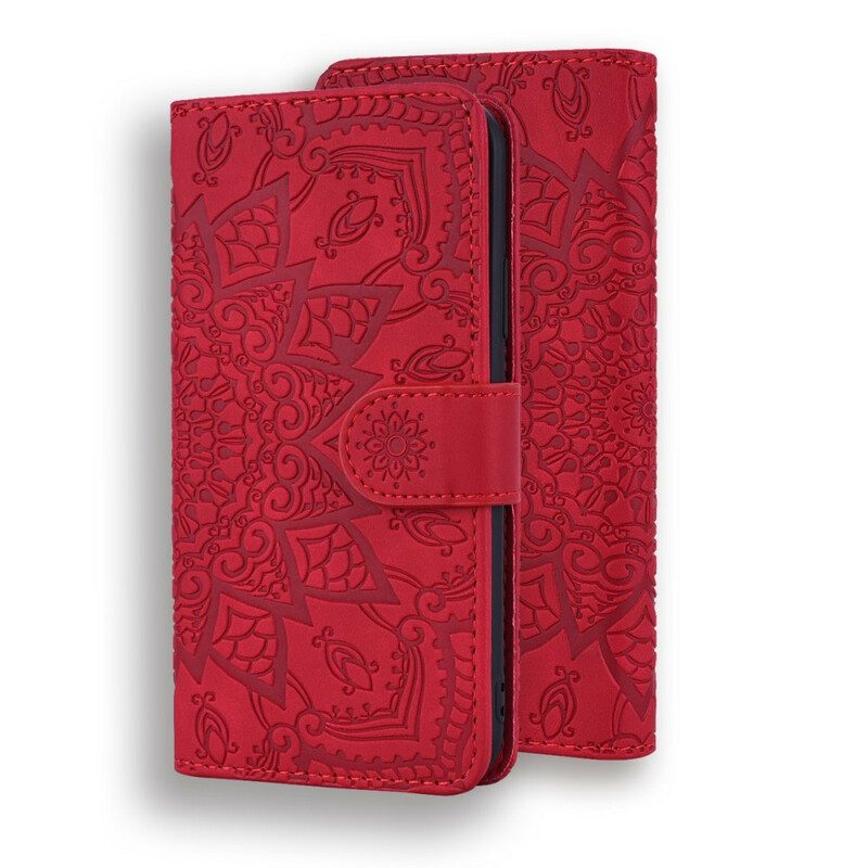 Flip Case Für Huawei P Smart Z Blumenmuster