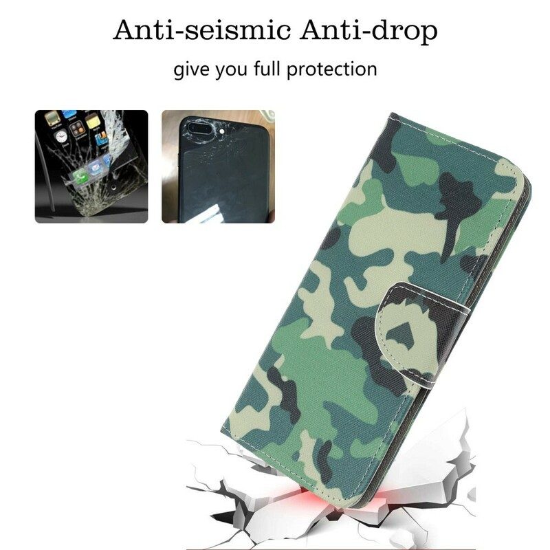 Flip Case Für Huawei P Smart Z Militärische Tarnung