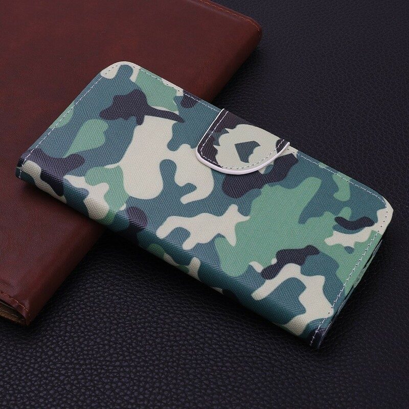 Flip Case Für Huawei P Smart Z Militärische Tarnung