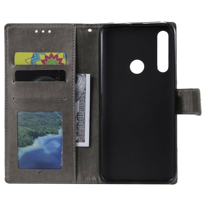 Flip Case Für Huawei P Smart Z Sonnenmandala