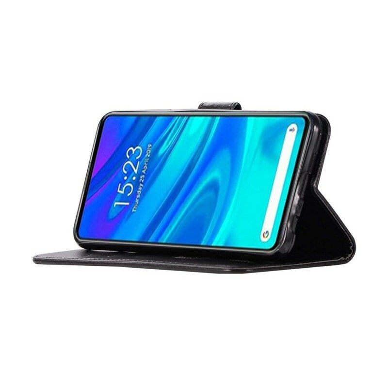 Flip Case Für Huawei P Smart Z Traumfänger-eule In Lederoptik