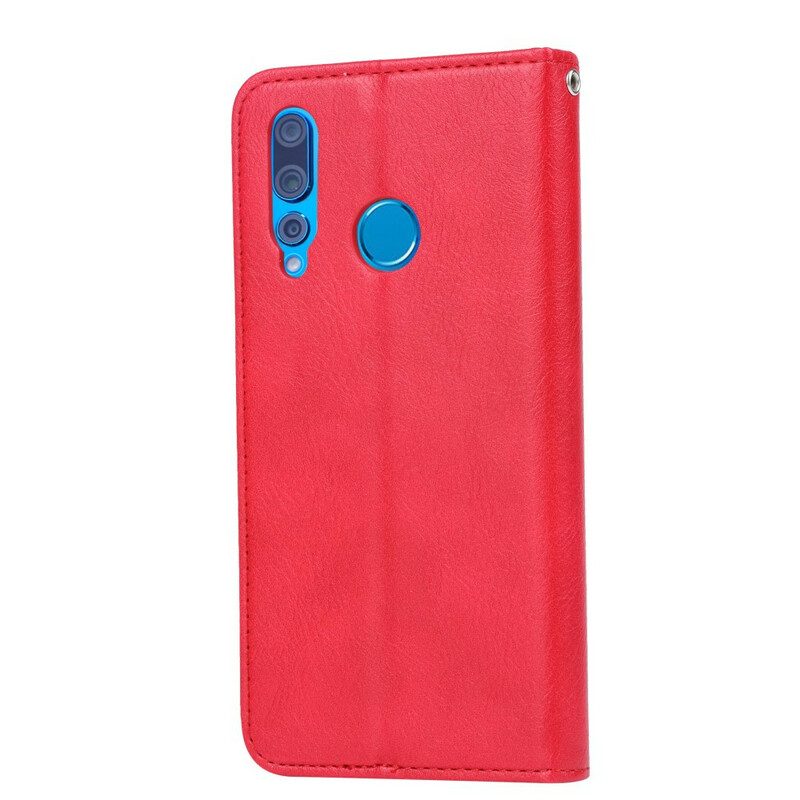 Schutzhülle Für Huawei P Smart Z Flip Case Kartenhalter Aus Kunstleder