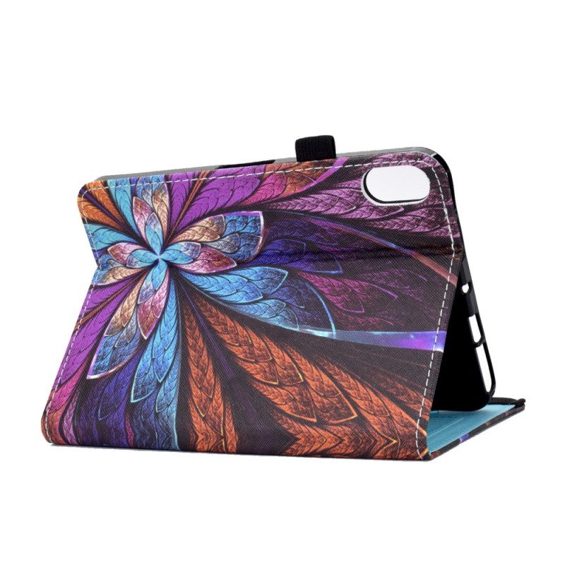 Flip Case Für iPad 10.9" (2022) Abstrakte Blume